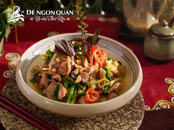 Nguyên liệu, công thức làm thịt dê xào lăn