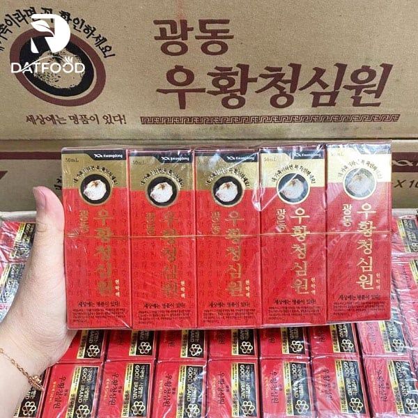 An cung ngưu dạng nước Kwangdong Tổ Kén hộp 10 chai chính hãng Hàn Quốc