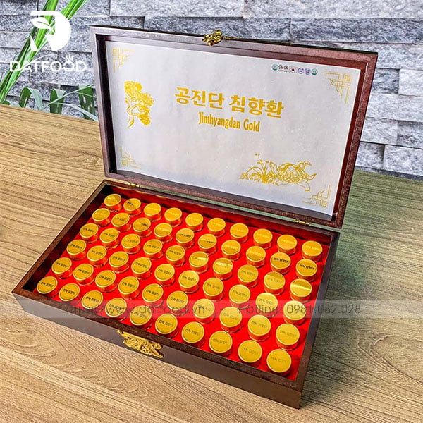 An cung bổ não Trầm Hương Hoàn Jimhyangdan Gold hộp 60 viên chính hãng