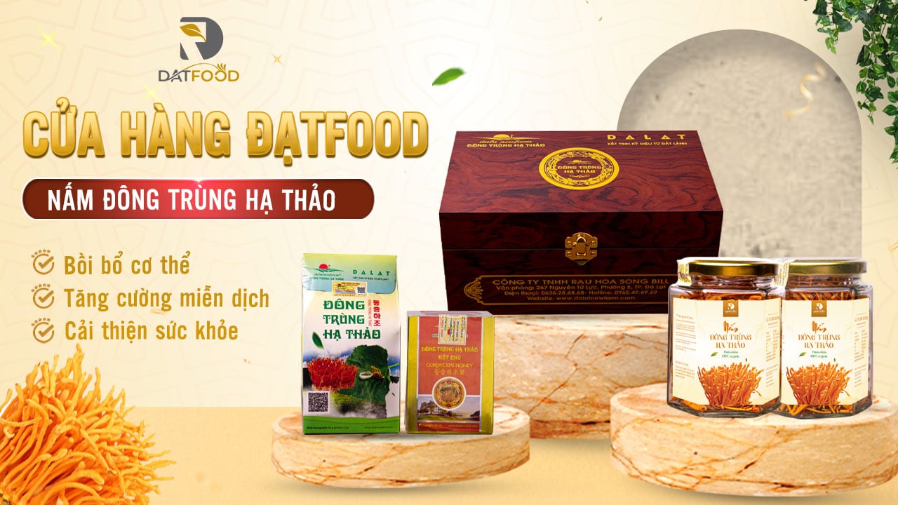 Đạt Food - Công ty bán nấm đông trùng hạ thảo uy tín tại Tphcm