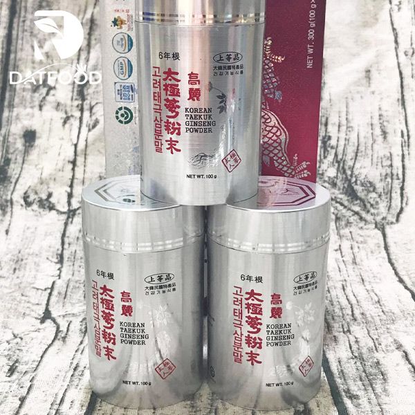 Hình ảnh bột sâm thái cực Dongil hộp 3 lọ * 100g chính hãng Hàn Quốc tại Đạt Food