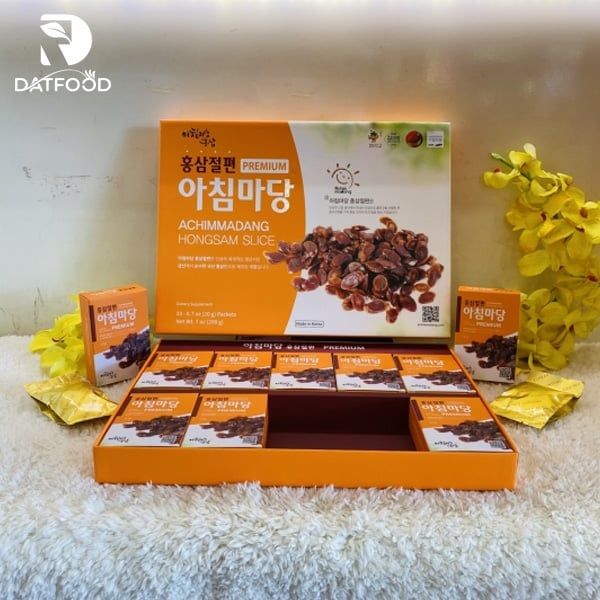 Tác dụng của sâm lát tẩm mật ong Hàn Quốc đối với sức khỏe.