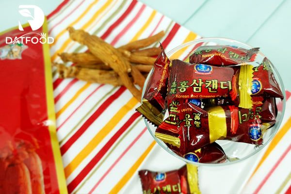 Hình ảnh sản phẩm kẹo hồng sâm 365 gói 200g chính hãng Hàn Quốc tại Đạt Food