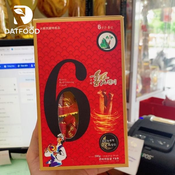 Hình ảnh kẹo sâm F&B hộp 200g chính hãng Hàn Quốc tại Đạt Food