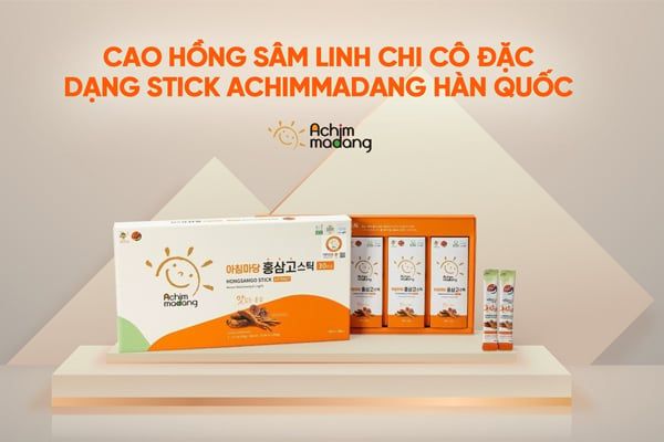 Nước hồng sâm linh chi Achimmadang chính hãng Hàn Quốc