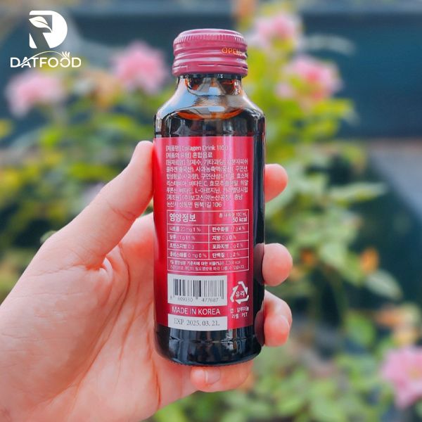 Hình ảnh nước uống đẹp da Co.llagen Koja hộp 10 chai x 100ml chính hãng Hàn Quốc.