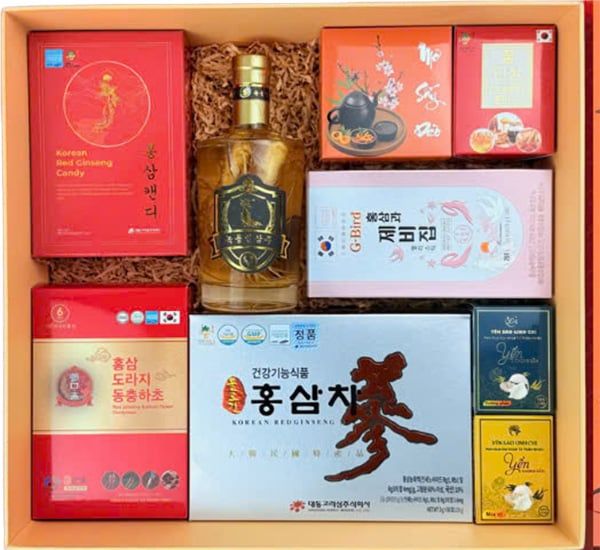 Hình ảnh set quà tặng biếu Tết, quà tặng doanh nghiệp Mẫu 13 tại Đạt Food