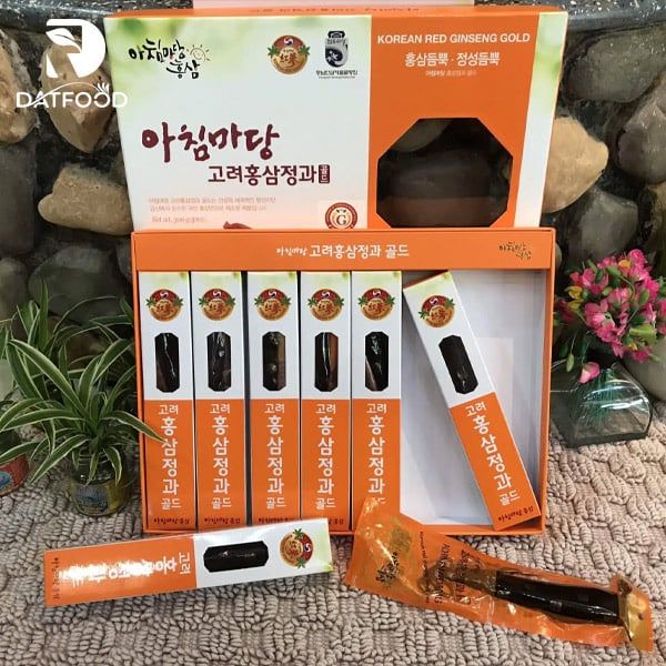 Hình ảnh sản phẩm sâm củ tẩm mật ong Achimmadang hộp 300g (8 củ x 37,5g) chính hãng Hàn Quốc.