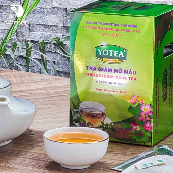 Hình ảnh sản phẩm trà túi lọc trà giảm m.ỡ m.áu Yotea hộp 40g chính hãng tại Đạt Food