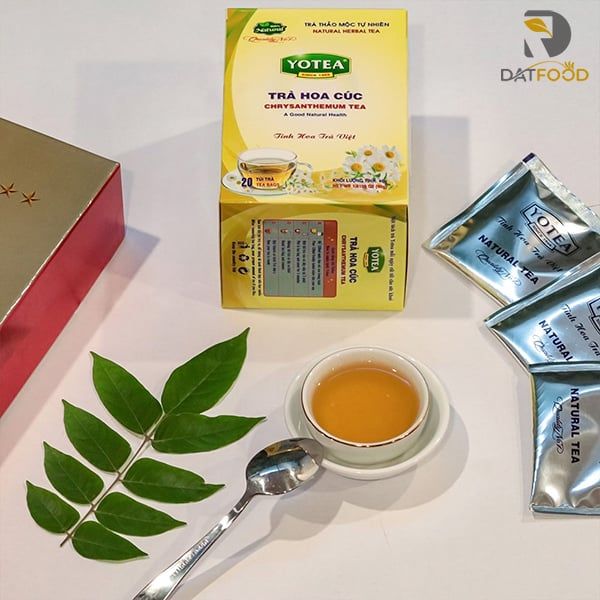 Tác dụng của trà hoa cúc Yotea đối với sức khỏe.