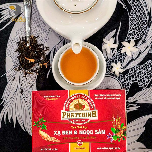 Tác dụng của trà xạ đen & ngọc sâm Yotea đối với sức khỏe.