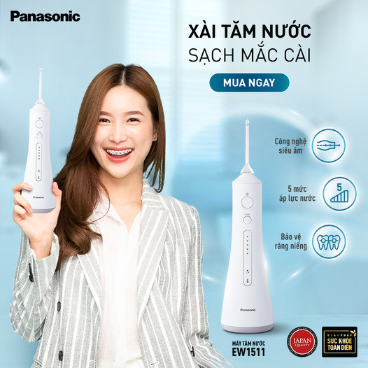 Máy Tăm Nước Panasonic & Waterpik: Giải Pháp Hoàn Hảo Cho Chăm Sóc Răng Miệng Tại Nhà