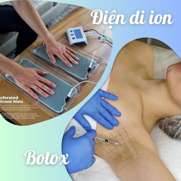 So sánh trị mồ hôi bằng máy điện di ion Dermadry và tiêm Botox: An toàn, hiệu quả và sự lựa chọn thông minh