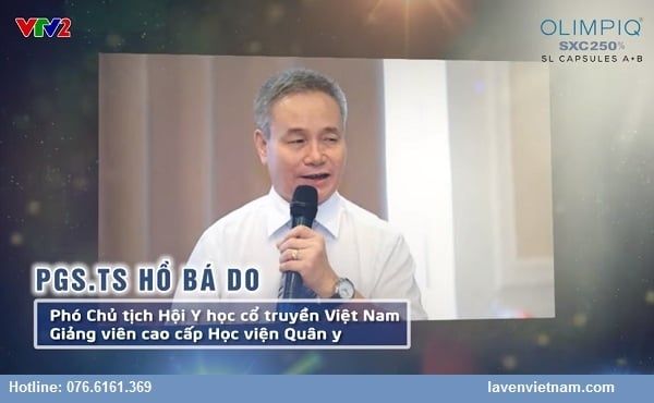 PGS.TS Hồ Bá Do phân tích cơ chế hỗ trợ điều trị bệnh tiểu đường của Olimpiq SXC 250% SL (Nguồn ảnh từ Youtube, VTV2)