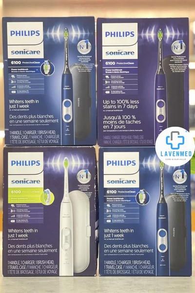 Bàn chải đánh răng điện Philips Sonicare 6100 ProtectiveClean có 5 màu sắc cho bạn lựa chọn phù hợp cá tính