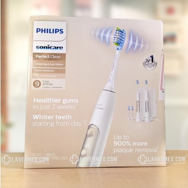 Bàn chải đánh răng điện Philips Sonicare PerfectClean Công nghệ Sonicare độc đáo mang đến cho bạn sự sạch sẽ mạnh mẽ nhưng nhẹ nhàng, An toàn cho răng.3