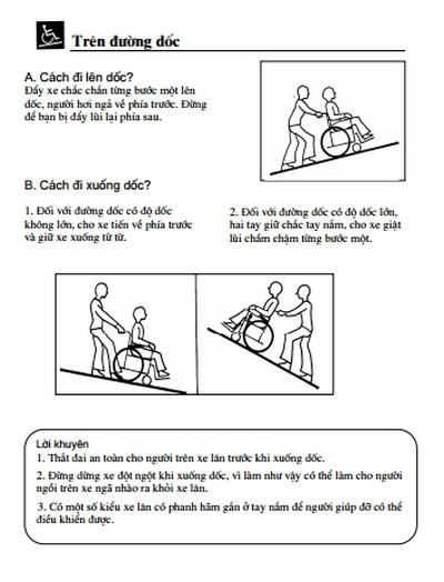 Bạn cần nắm rõ những kiến thức sử dụng xe lăn tay để đảm bảo an toàn cho người thân