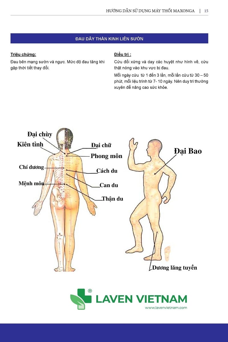 Phương Pháp Cứu Ngải Chữa Đau Dây Thần Kinh Liên Sườn