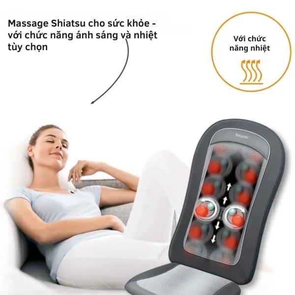 Đệm ghế massage Beurer MG206 có Điều khiển cầm tay cho Đệm ghế massage Beurer MG206