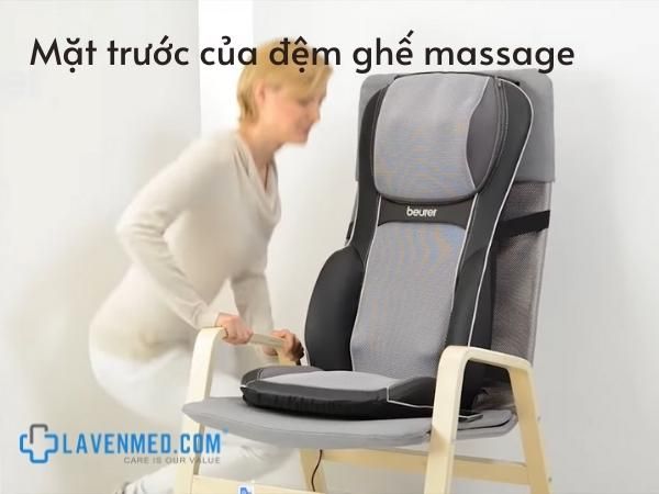 Đệm ghế massage Beurer MG295 có tính năng hẹn giờ tắt máy massage sau 15 phút sử dụng.