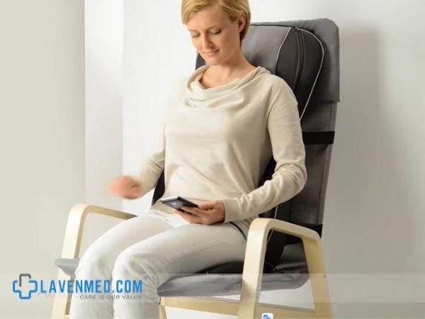 Đệm ghế massage Beurer MG295 Shiatsu với chức năng Massage lưng 3D hoạt động trên nguồn điện lưới