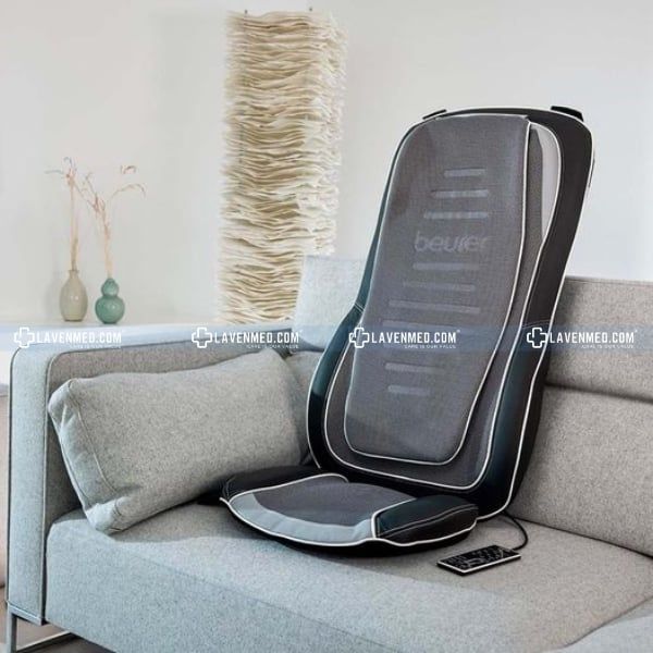Với Đệm ghế massage Beurer MG315, bạn sẽ có được một chiếc ghế có chức năng quét cơ thể mang lại cảm giác massage thoải mái.