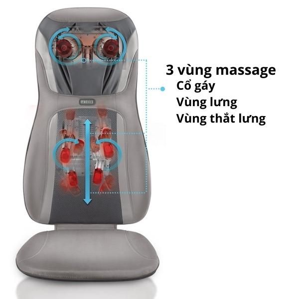 Đệm ghế massage HoMedics MCS-845HJ có Chế độ nhiệt