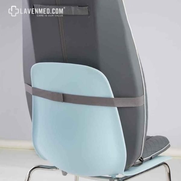 Đai giữ của đệm massage giúp cố định phù hợp với các loại ghế
