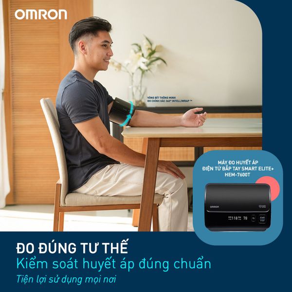 Hình ảnh tư thế đo huyết áp cho kết quả chính xác