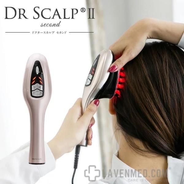 LƯỢC DR.SCALP II - Máy đẩy dưỡng chất, chăm sóc nang tóc, kích thích mọc tóc, thải độc hệ bạch huyết