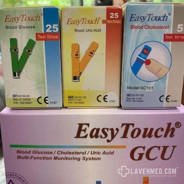 Máy đo đường huyết 3 trong 1 Easy Touch GCU ET322 Đo chính xác, nhanh gọn