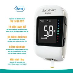 Máy đo đường huyết Accu-Chek Instant Đo được cho trẻ sơ sinh