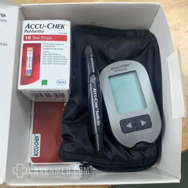 Máy đo đường huyết Accu Chek Performa thích hợp để sử dụng liên tục