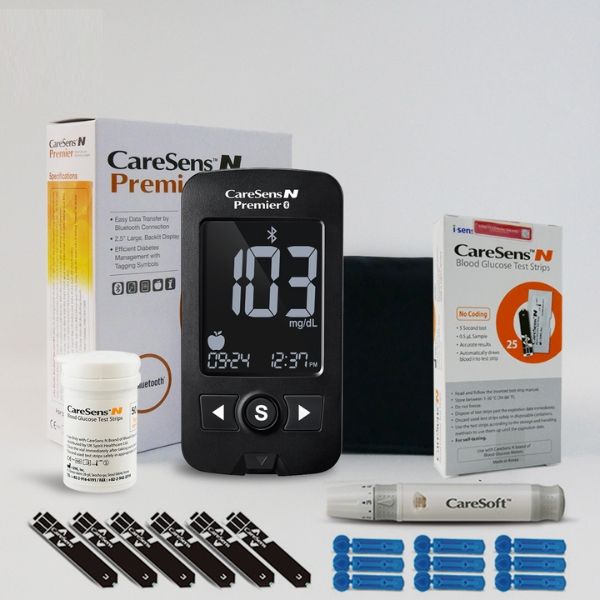 Máy đo đường huyết CareSens N Premier với thiết kế độc đáo quản lý cơ sở dữ liệu trực tiếp trên smartphone