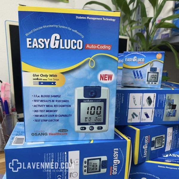 Hộp đựng Máy đo đường huyết EasyGluco