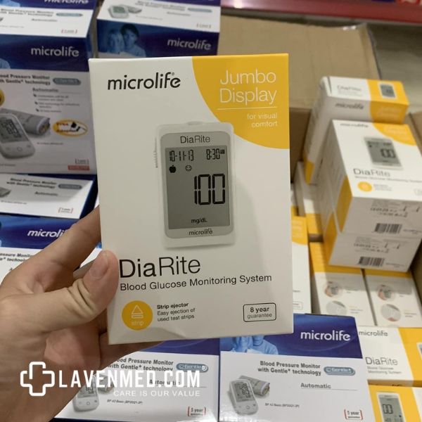 Máy đo đường huyết Microlife DiaRite Dễ dàng sử dụng