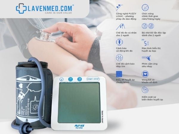 ALPK2 là hãng cùng bộ đo huyết áp cơ phổ biến được sử dụng ở các bệnh viện bởi độ chính xác cao.