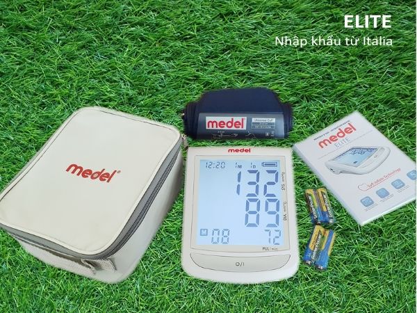 Máy đo huyết áp bắp tay Medel Elite có thiết kế sang trọng, hiện đại với độ hoàn thiện cao