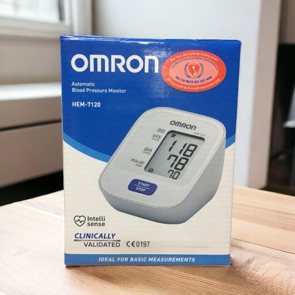 Máy đo huyết áp Omron HEM 7120 Lưu kết quả đo cuối cùng