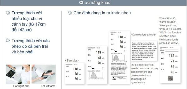 Vòng bít đo với dải kích cỡ độ dày bắp tay rông