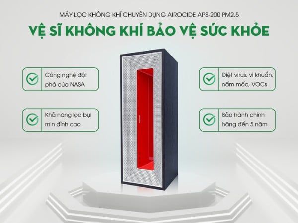 Máy lọc không khí Airocide còn góp phần giảm tiêu hao chất dinh dưỡng trong thực phẩm, tiết kiệm năng lượng và chi phí bảo quản