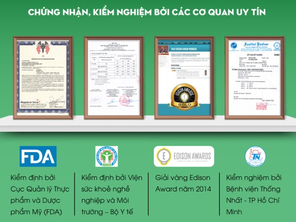 Các dòng sản phẩm máy tạo nước khử khuẩn NaOClean và chứng nhận sản phẩm