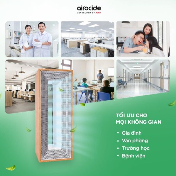 Airocide APS-200 PM 2.5 Loại Bỏ PM 2.5 và Các Hợp Chất Hữu Cơ