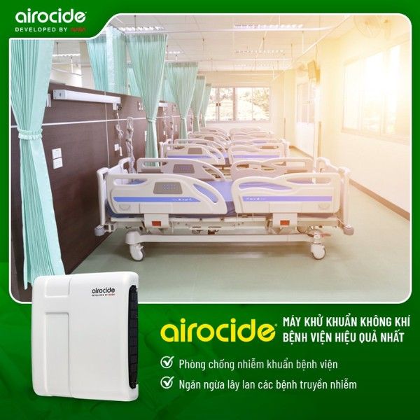 Công nghệ Airocide® đã được cấp bằng sáng chế và hiện đang được ứng dụng trong nhiều lĩnh vực khác nhau