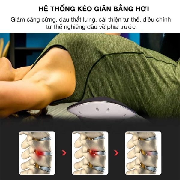 áy massage lưng Alphay JKAH-2C là thiết bị trị liệu và giảm đau lưng dưới tiên tiến nhất hiện có để sử dụng tại nhà