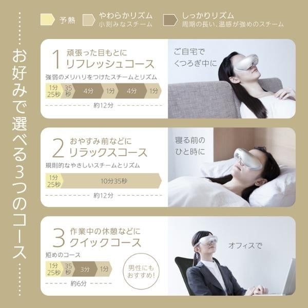 Máy massage mắt Panasonic SW68 có 4 Chu Trình Massage Mắt