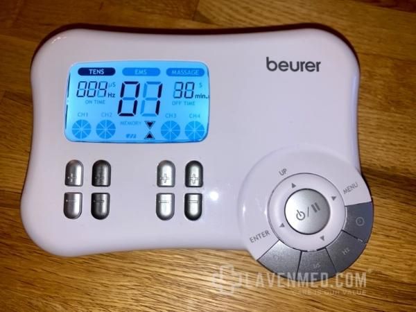 Máy massage xung điện trị liệu Beurer EM80 với Bốn kênh riêng biệt