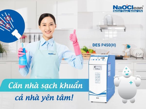 Máy tạo nước khử khuẩn NaOClean là một thiết bị được sử dụng để tạo ra nước khử khuẩn và tẩy trắng sử dụng chất khử khuẩn natri hypochlorit (NaOCl), còn được gọi là nước clo