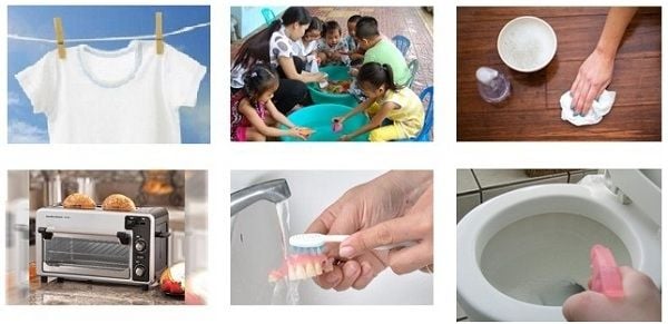 Ứng dụng của dung dịch khử khuẩn NaOClean trong đời sống