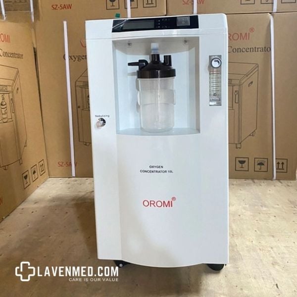 Máy tạo oxy 5 lít Oromi SZ-5AW Vỏ nhựa hoàn chỉnh, an toàn và đáng tin cậy.